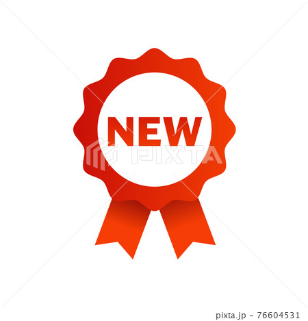 new seal with ribbon emblem vector illustration design	 76604531