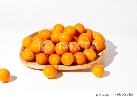新鮮果物 キンカンの写真素材