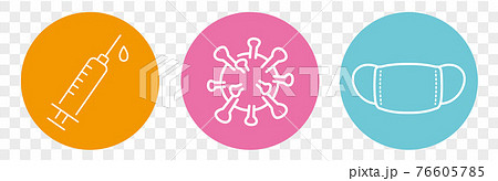 Medicine vaccine sign. vaccinated icon. Medicine vaccine sign. vaccinated icon. 76605785