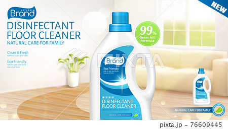 Disinfectant floor cleaner ad Disinfectant floor cleaner ad 76609445
