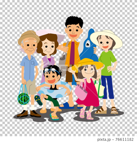 一家人去海灘 76611182