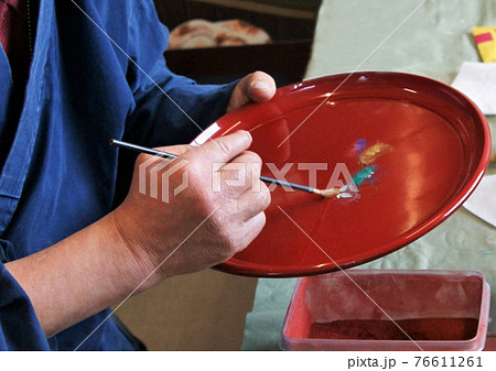 漆器の町 黒江　蒔絵　和歌山県海南市 76611261