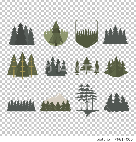 森林、山脈、河流、湖泊、樹木、自然、波浪、海洋、簡單、復古、綠色、綠色、可持續發展目標、篝火 76614009
