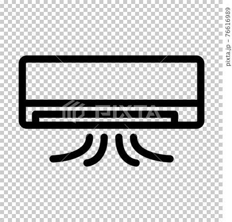 エアコンのアイコンのイラスト素材