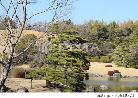 万博記念公園　園内の風景　春　【大阪府】 76619773