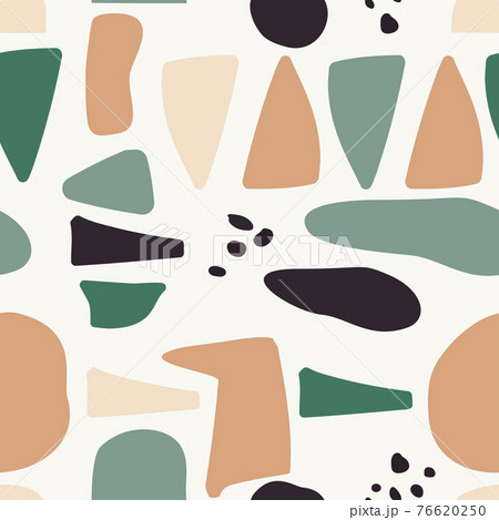 Placard template with abstract shapes, mid century modern wall art, scandinavian patchwork style hand drawn design elements. Seamless pattern for cloth, banners, flyers and more. Nordic graphic design Placard template with abstract shapes, mid century modern wall art, scandinavian patchwork style hand drawn design elements. Seamless pattern for cloth, banners, flyers and more. Nordic graphic design 76620250