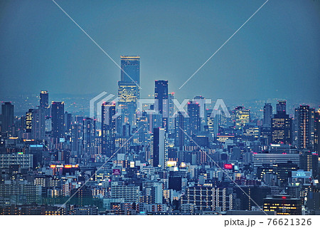 千里中央から見る大阪夜景 76621326