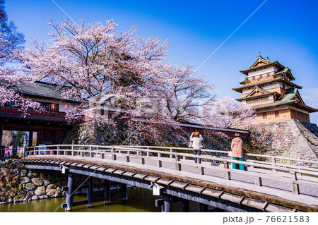 （長野県諏訪市）高島城跡　桜満開 76621583