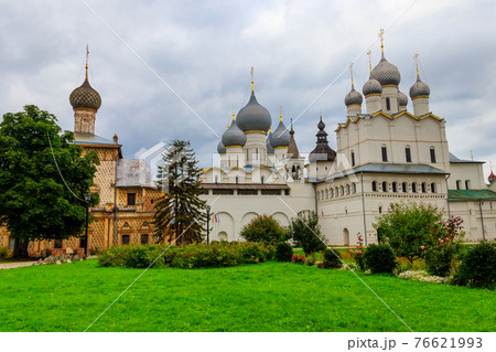 Architectural ensemble of the Rostov Kremlin in Rostov Veliky, Russia. Golden ring of Russia 76621993
