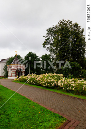 Small chapel in Vvedensky Tolga convent in Yaroslavl, Russia. Golden ring of Russia 76622008