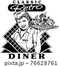 Retro Diner Waitress 2 76628761