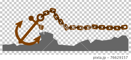 Illustration to fix with an anchor Illustration to fix with an anchor 76629157