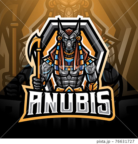 Anubis esport mascot logo design Anubis esport mascot logo design 76631727