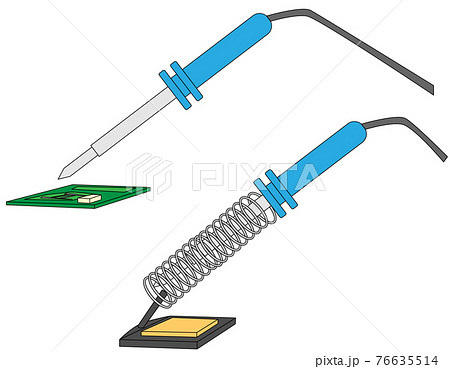 ハンダゴテのイラスト素材