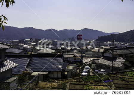 安芸高田市街　吉田町眺望　広島県安芸高田市 76635804
