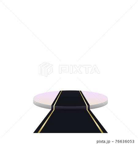 黒 カーペット ライト イラストのイラスト素材