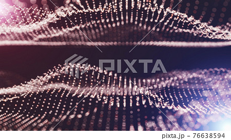 Abstract particles with depth of field Abstract particles with depth of field 76638594
