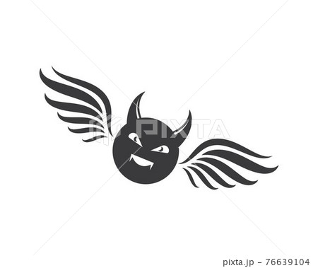 Devil logo vector template illustrationのイラスト素材 [76639104] - PIXTA