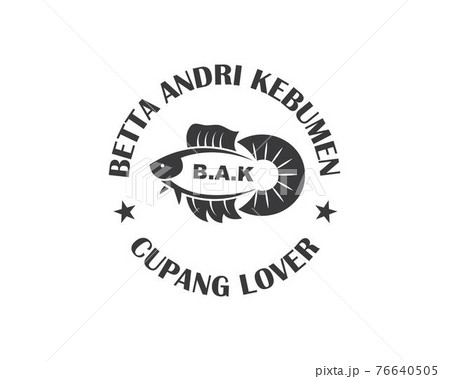 betta fish icon vector illustration design 76640505