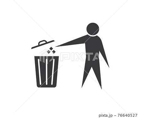 trash can icon lgo vector illustration design trash can icon lgo vector illustration design 76640527