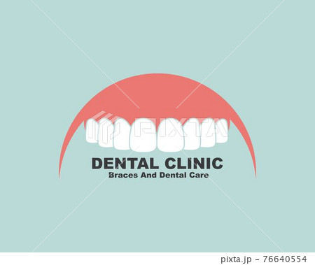 dental clinic icon logo vector illustration design 76640554