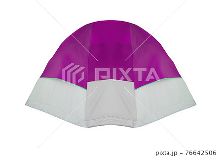 purple tent isolated on white background purple tent isolated on white background 76642506