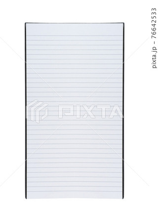 line paper note isolated on white 76642533