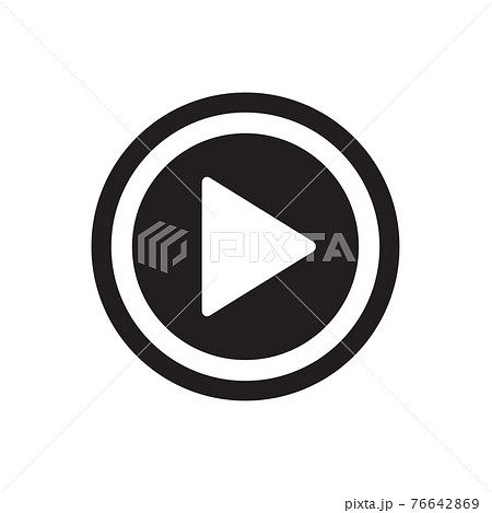 Play video vector icon. For your web site design, logo, app, UI. Vector illustration 76642869
