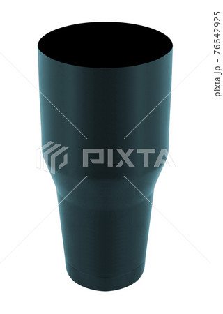 Empty plastic cup isolated Empty plastic cup isolated 76642925