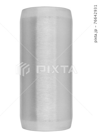 metal cylinder isolated on white background metal cylinder isolated on white background 76642931