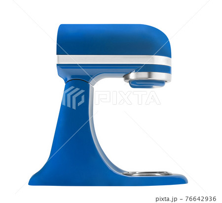blue mixer isolated on white blue mixer isolated on white 76642936
