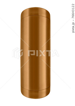metal thermos isolated 76643122