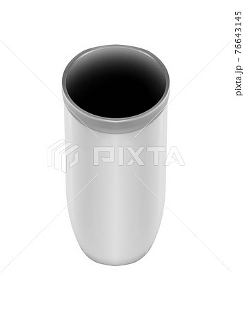 metal cup isolated on white metal cup isolated on white 76643145