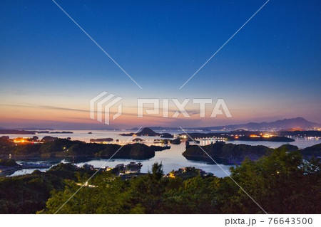 天草高舞登山の夕日 76643500