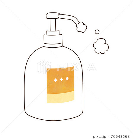 泡ハンドソープのイラスト素材