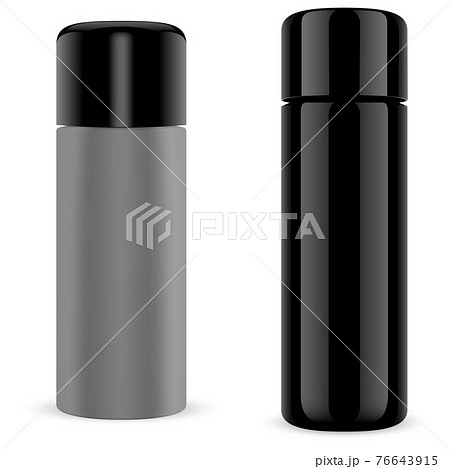 Spray can. Hair spray bottle mockup, aerosol tube 76643915