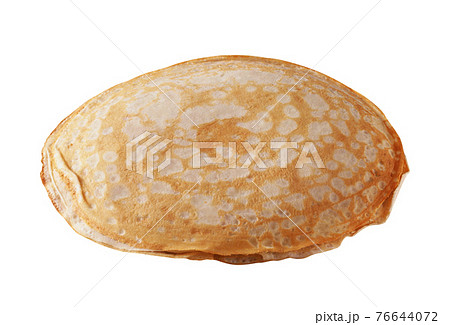 Pancake isolated on white background 76644072