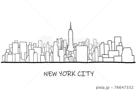 city skyline sketch