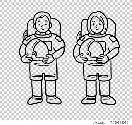 drawings of women astronauts