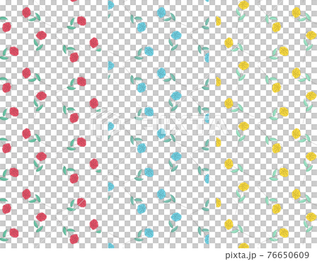 Colorful flower pattern vector background Colorful flower pattern vector background 76650609