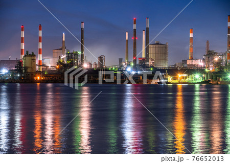 《茨城県》鹿島臨海工業地帯・工場夜景 76652013