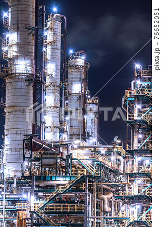 Ibaraki Prefecture Kashima Seaside Industrial Stock Photo