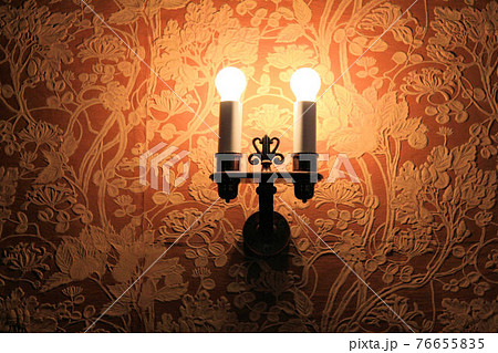 和紙で作る金唐紙のノスタルジックな高級壁紙 76655835