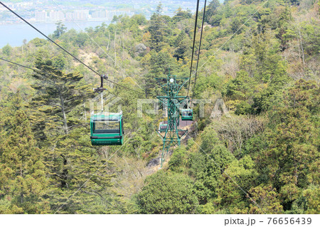広島県宮島の宮島ロープウェイ 広島県宮島の宮島ロープウェイ 76656439