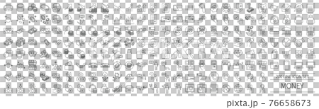 Money related icon set 76658673