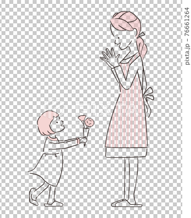 手繪 1color 我愛媽媽,送媽媽康乃馨,母親節 手繪 1color 我愛媽媽,送媽媽康乃馨,母親節 76661264