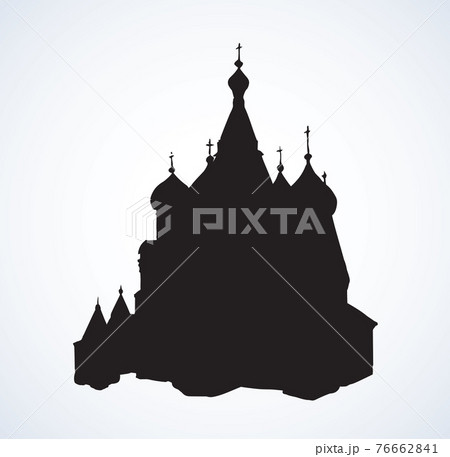 Red Square, Moscow. Vector drawing Red Square, Moscow. Vector drawing 76662841