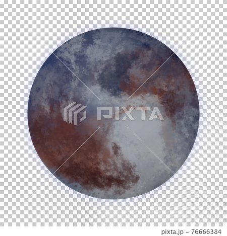 冥王星のイラスト素材 76666384