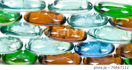 colorful glass beads 76667112