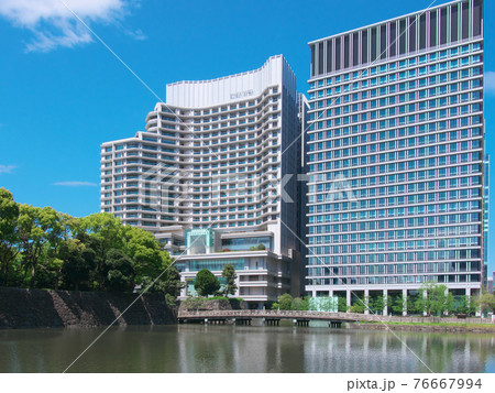 【東京都・2021年4月】 丸の内 都市景観 76667994